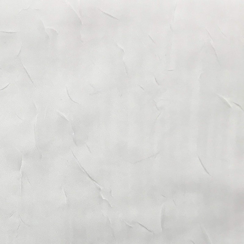 No. 918 Erica Crushed Sheer Voile Rod Pocket Curtain Panel, 51" x 95", Eggshell Off-White - Image 4